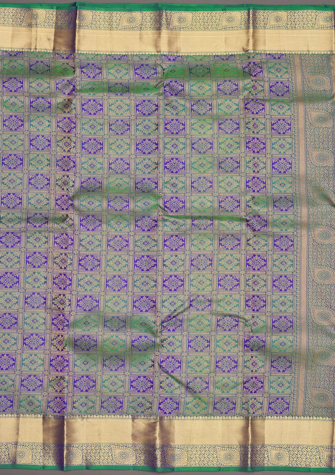 Green Zariwork Pure Silk Saree