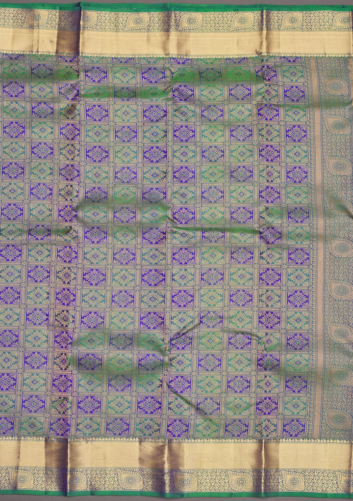 Green Zariwork Pure Silk Saree
