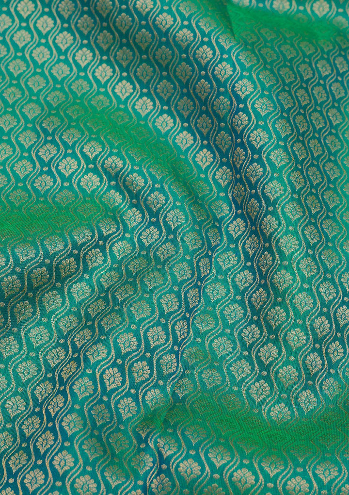 Green Zariwork Pure Silk Saree