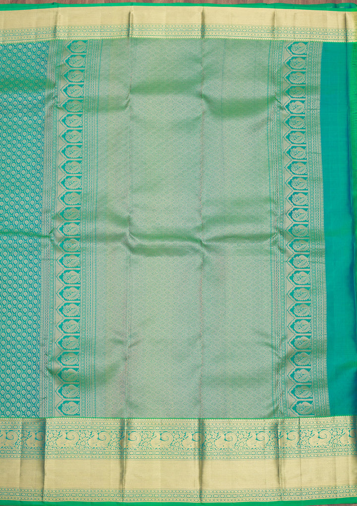 Green Zariwork Pure Silk Saree