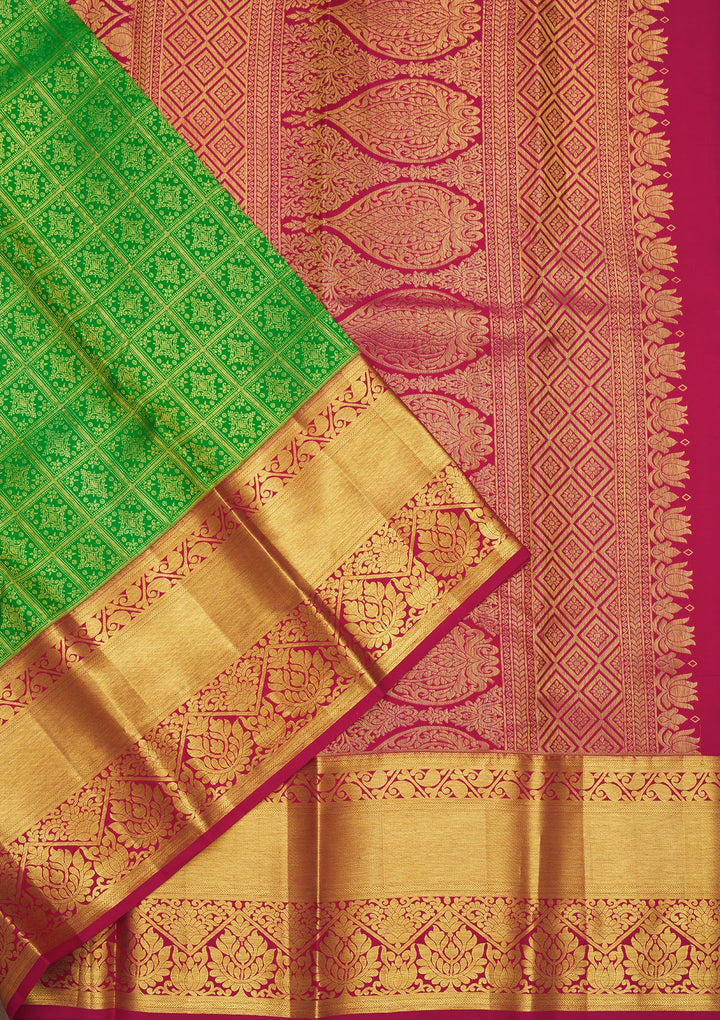 Green Zariwork Pure Silk Saree