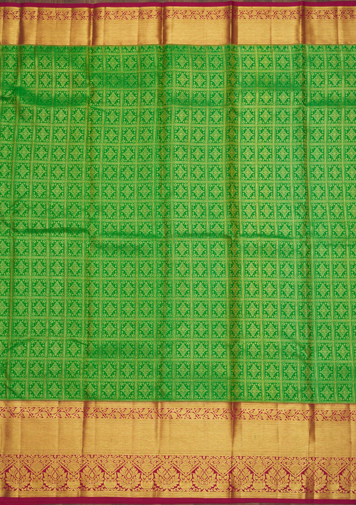 Green Zariwork Pure Silk Saree