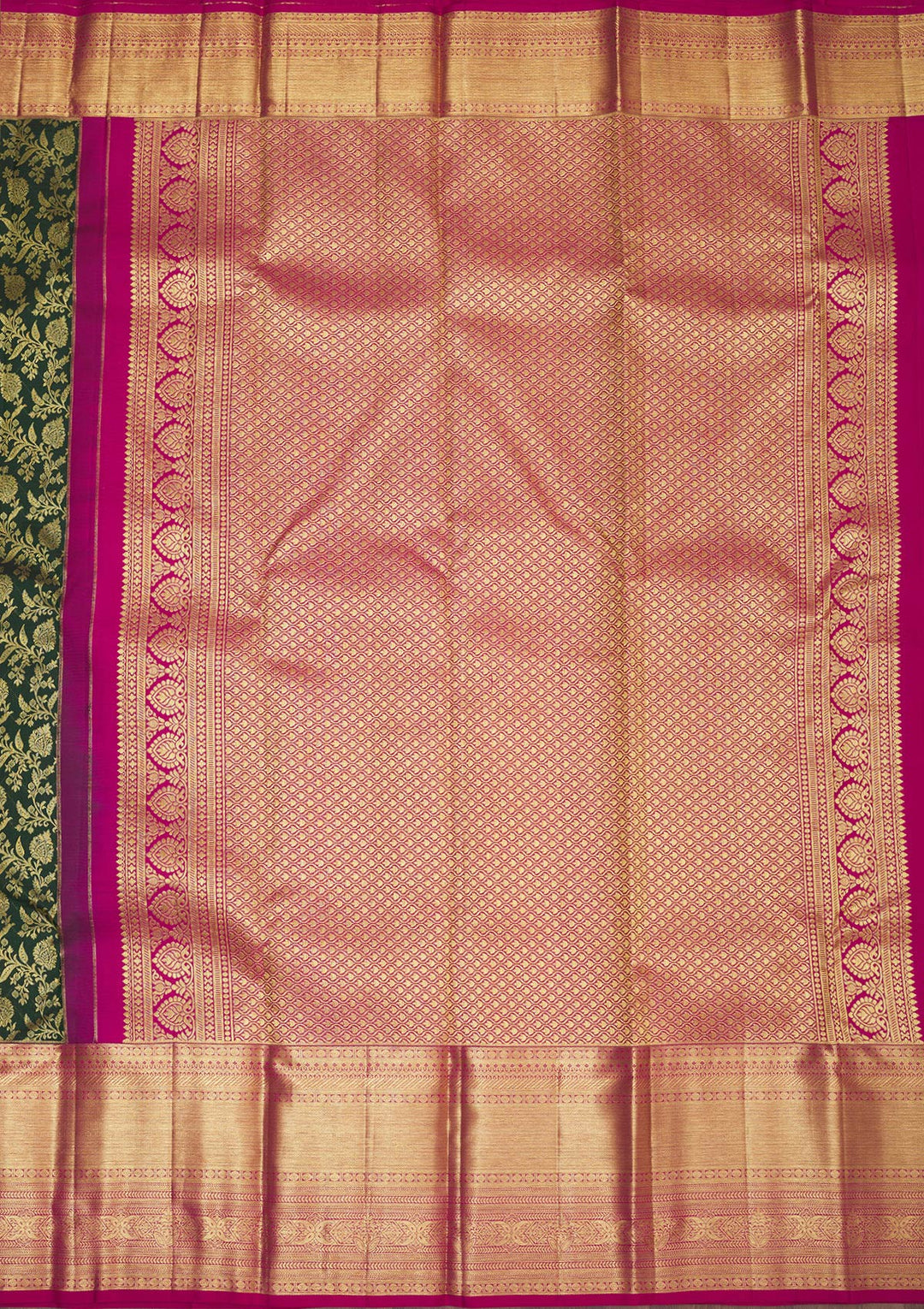 Green Zariwork Pure Silk Saree