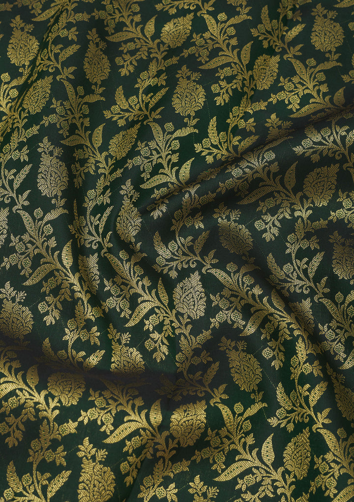 Green Zariwork Pure Silk Saree