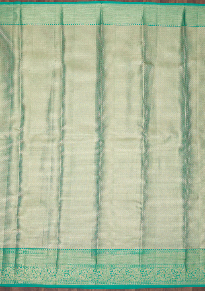 Green Zariwork Pure Silk Saree