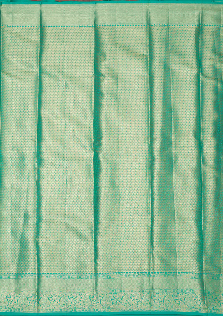 Green Zariwork Pure Silk Saree