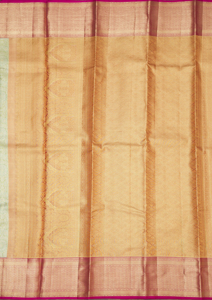 Green Zariwork Pure Silk Saree