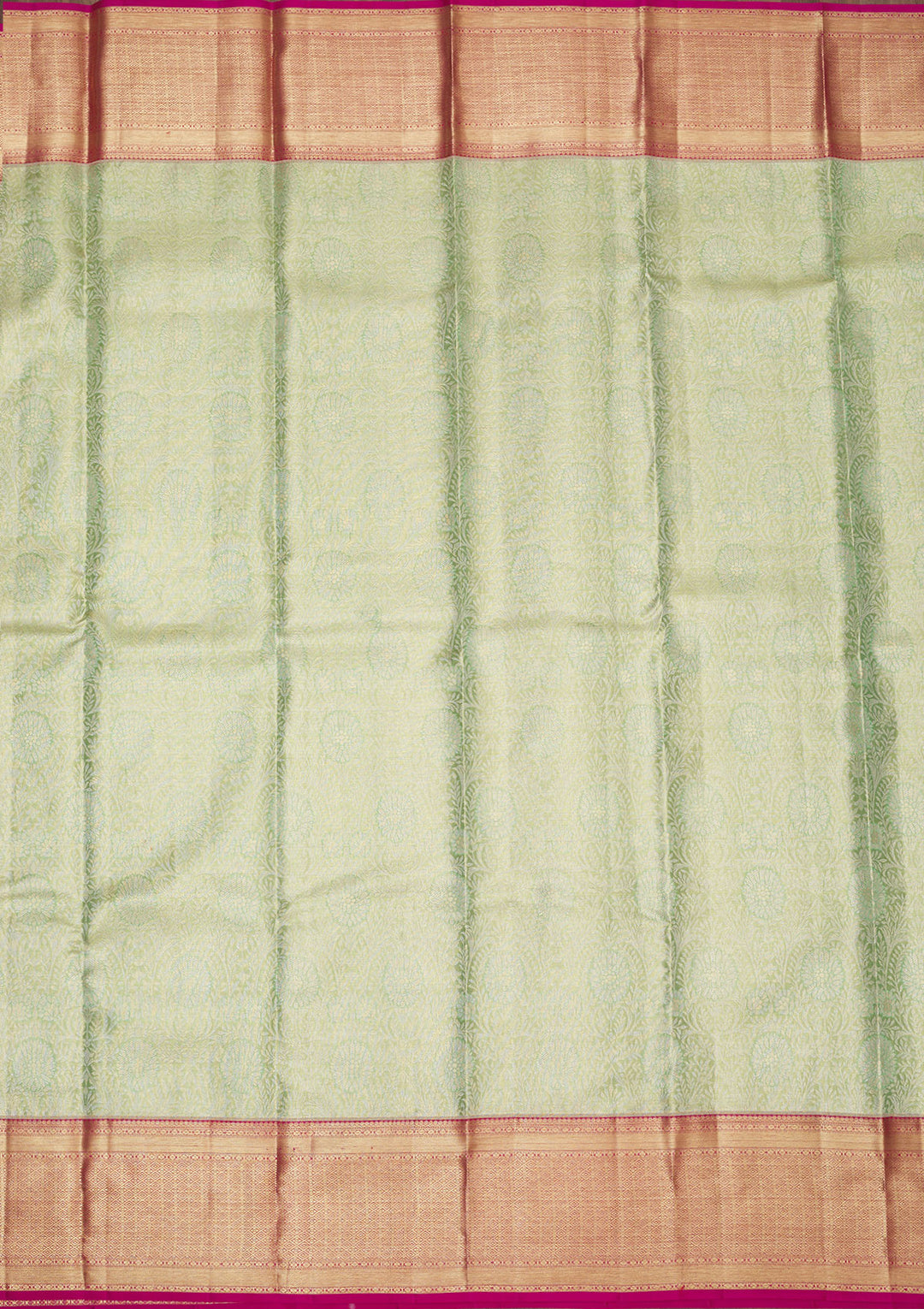 Green Zariwork Pure Silk Saree