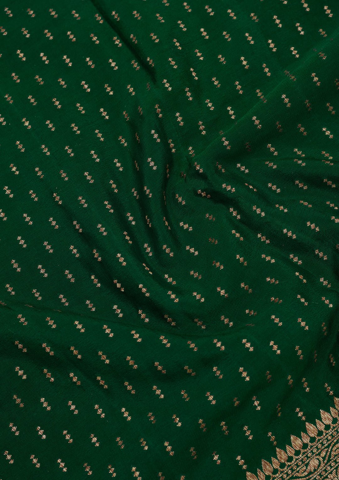 Green Zariwork Pure Silk Saree