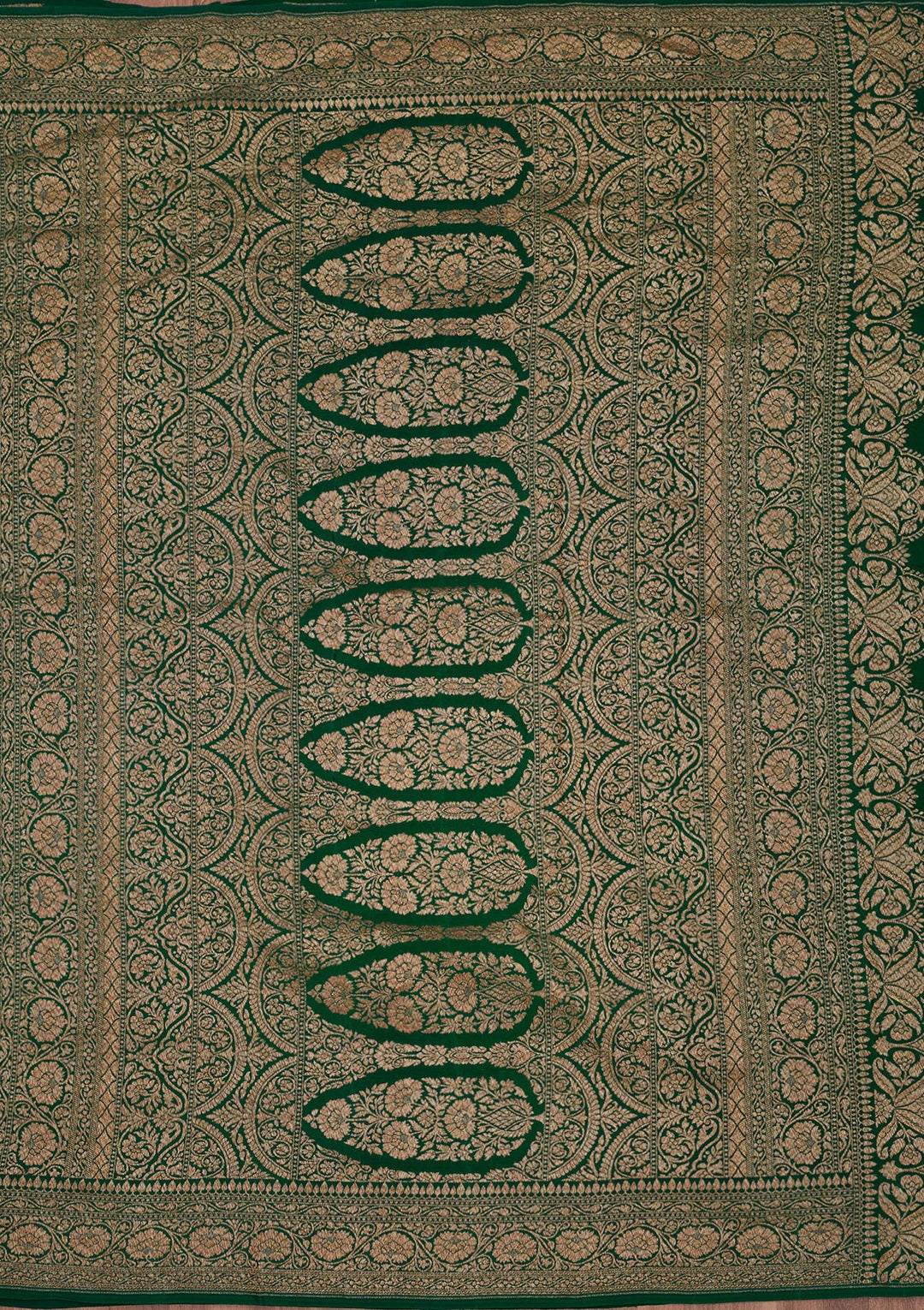Green Zariwork Pure Silk Saree