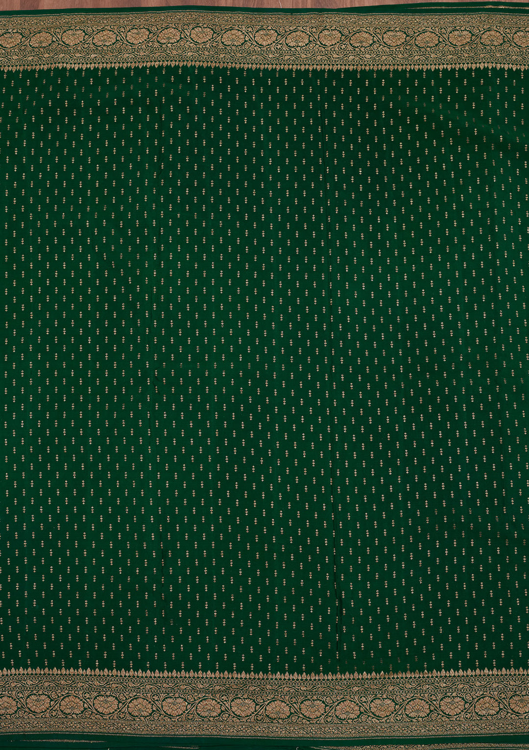 Green Zariwork Pure Silk Saree