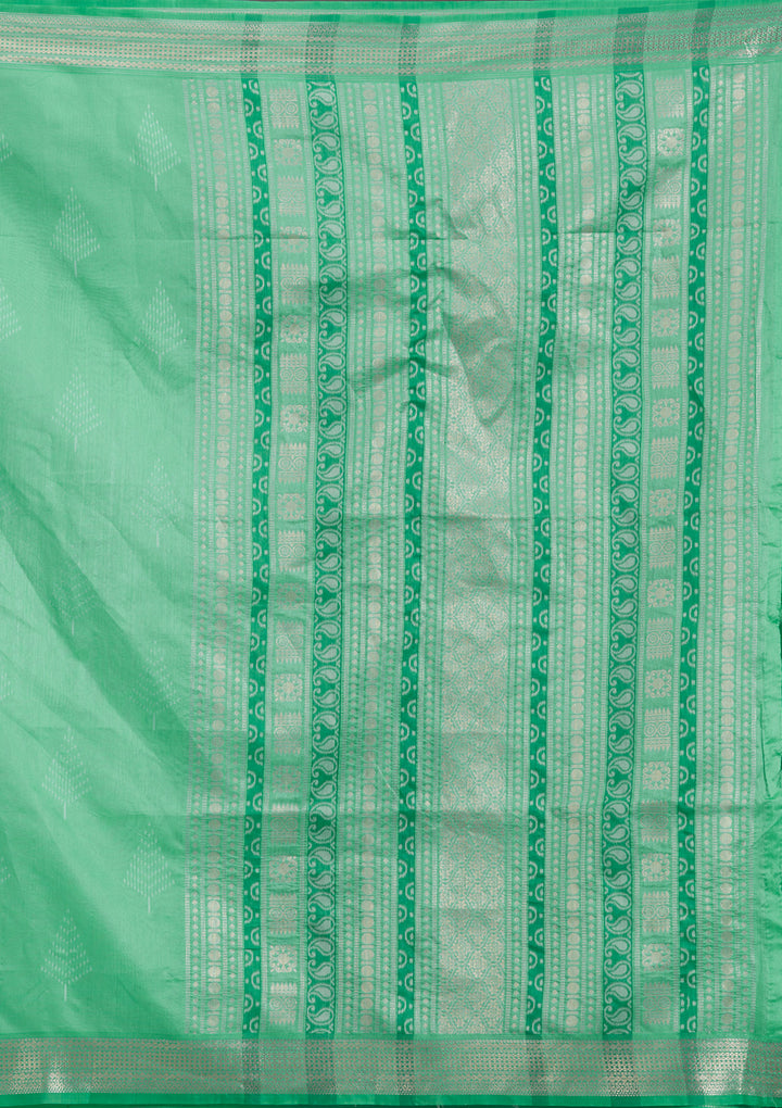 Green Zariwork Tissue Saree