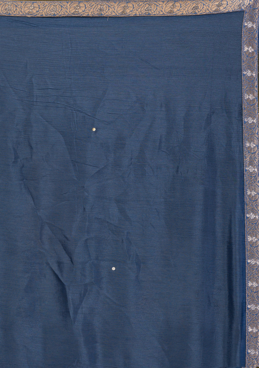 Grey Printed Semi Crepe Readymade Anarkali Suit