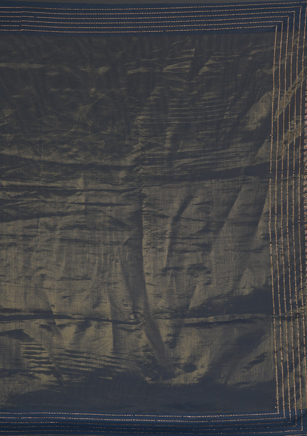 Grey Swarovski Organza Saree