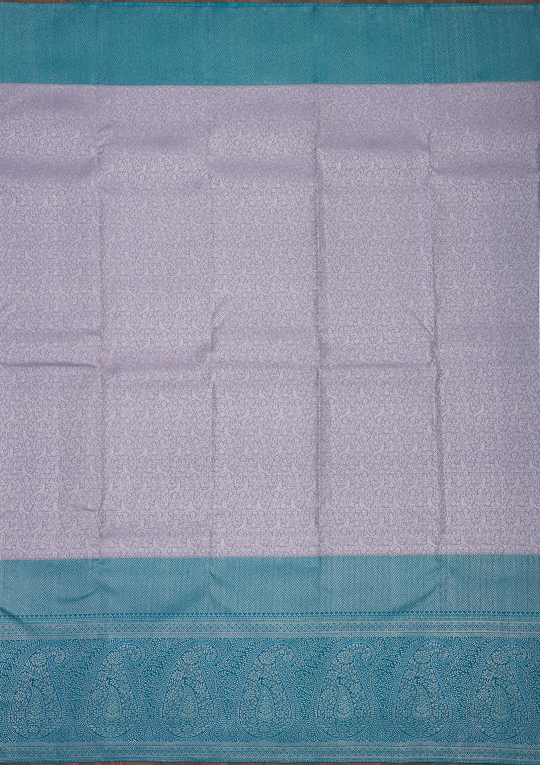 Grey Zariwork Pure Silk Saree