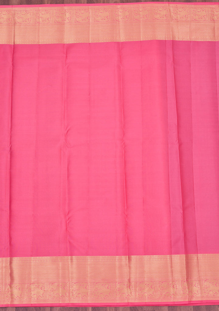 Grey Zariwork Pure Silk Saree