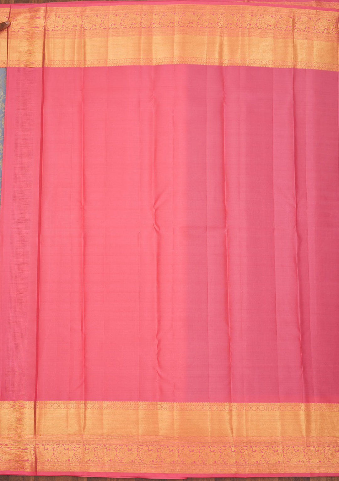 Grey Zariwork Pure Silk Saree