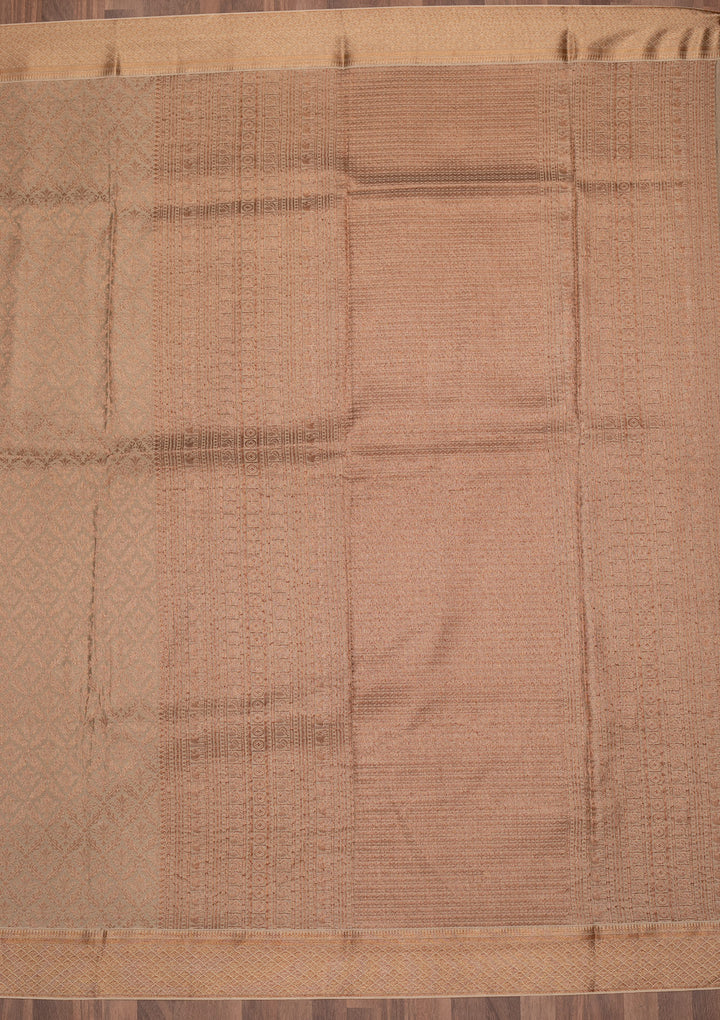 Grey Zariwork Pure Silk Saree