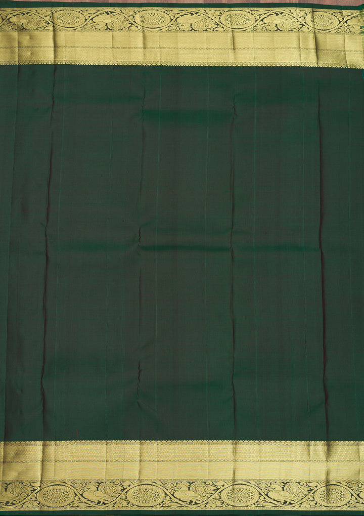 Grey Zariwork Kanjivaram Pure Silk Saree