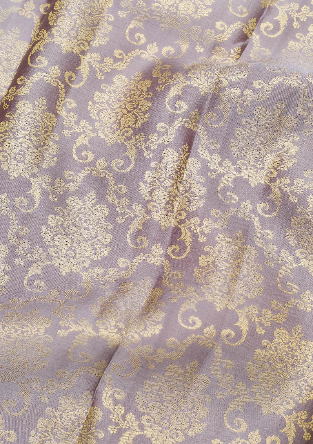 Grey Zariwork Pure Silk Saree