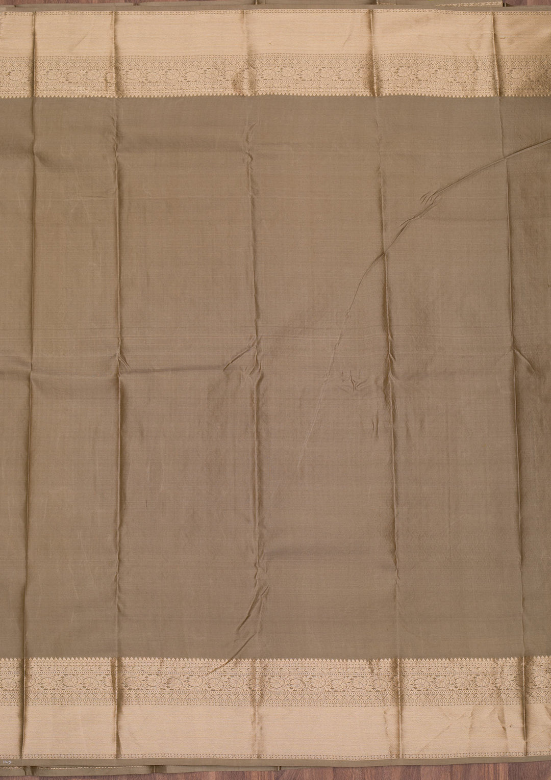 Grey Zariwork Pure Silk Saree