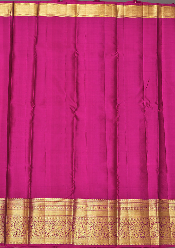 Grey Zariwork Pure Silk Saree