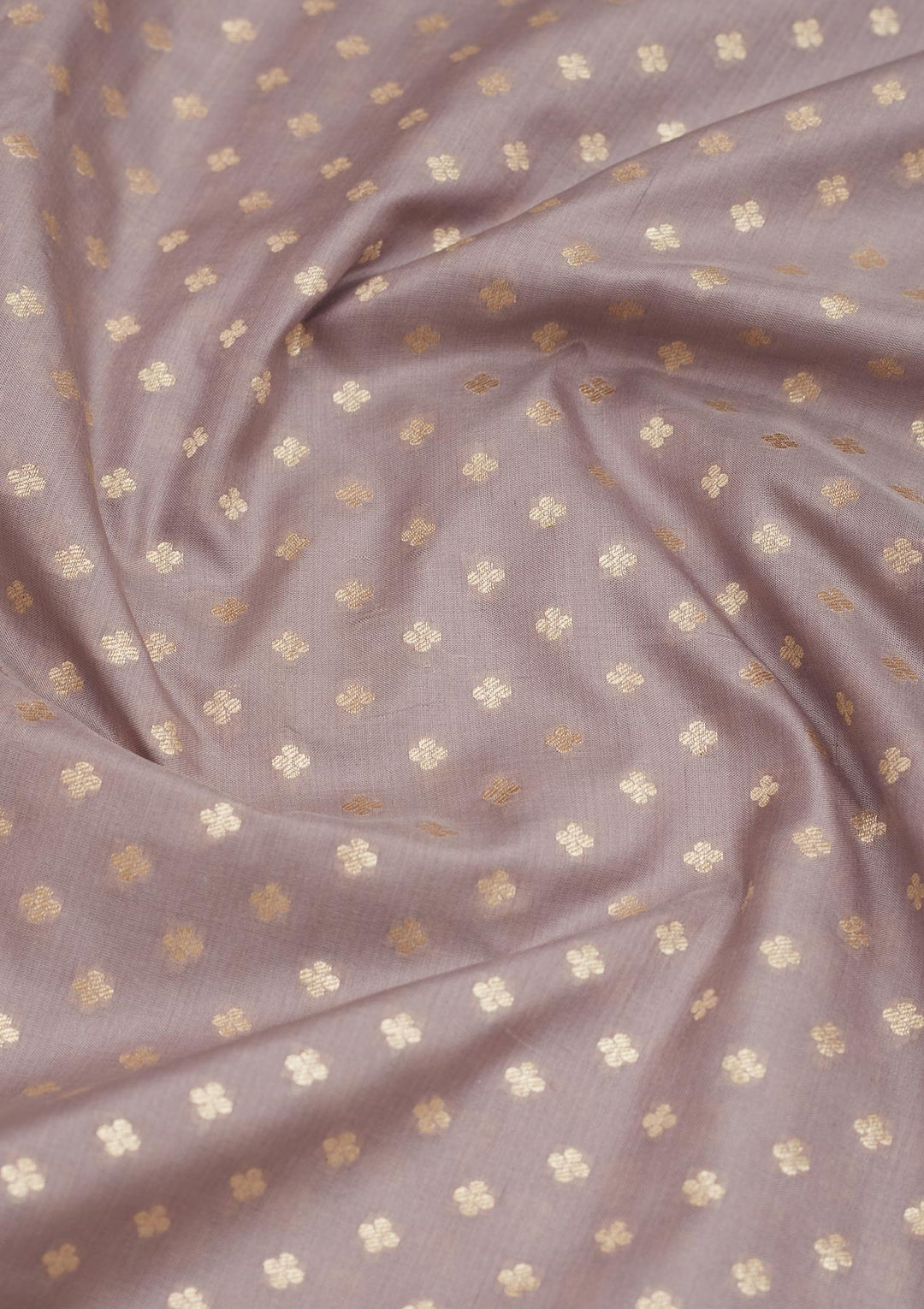 Grey Zariwork Pure Silk Saree