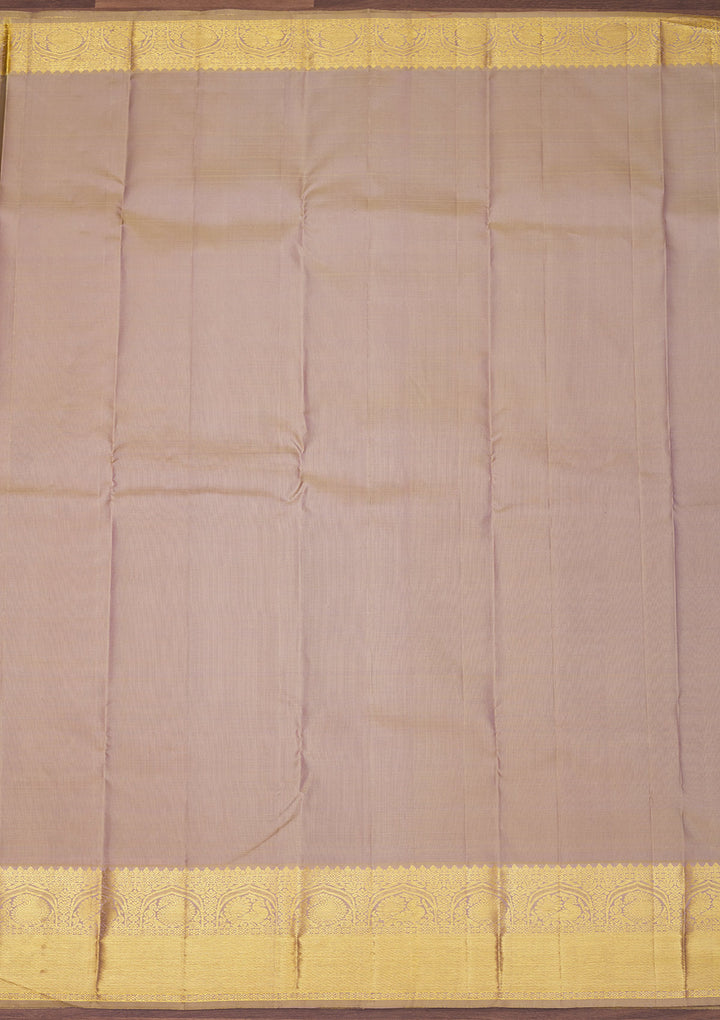 Grey Zariwork Pure Silk Saree