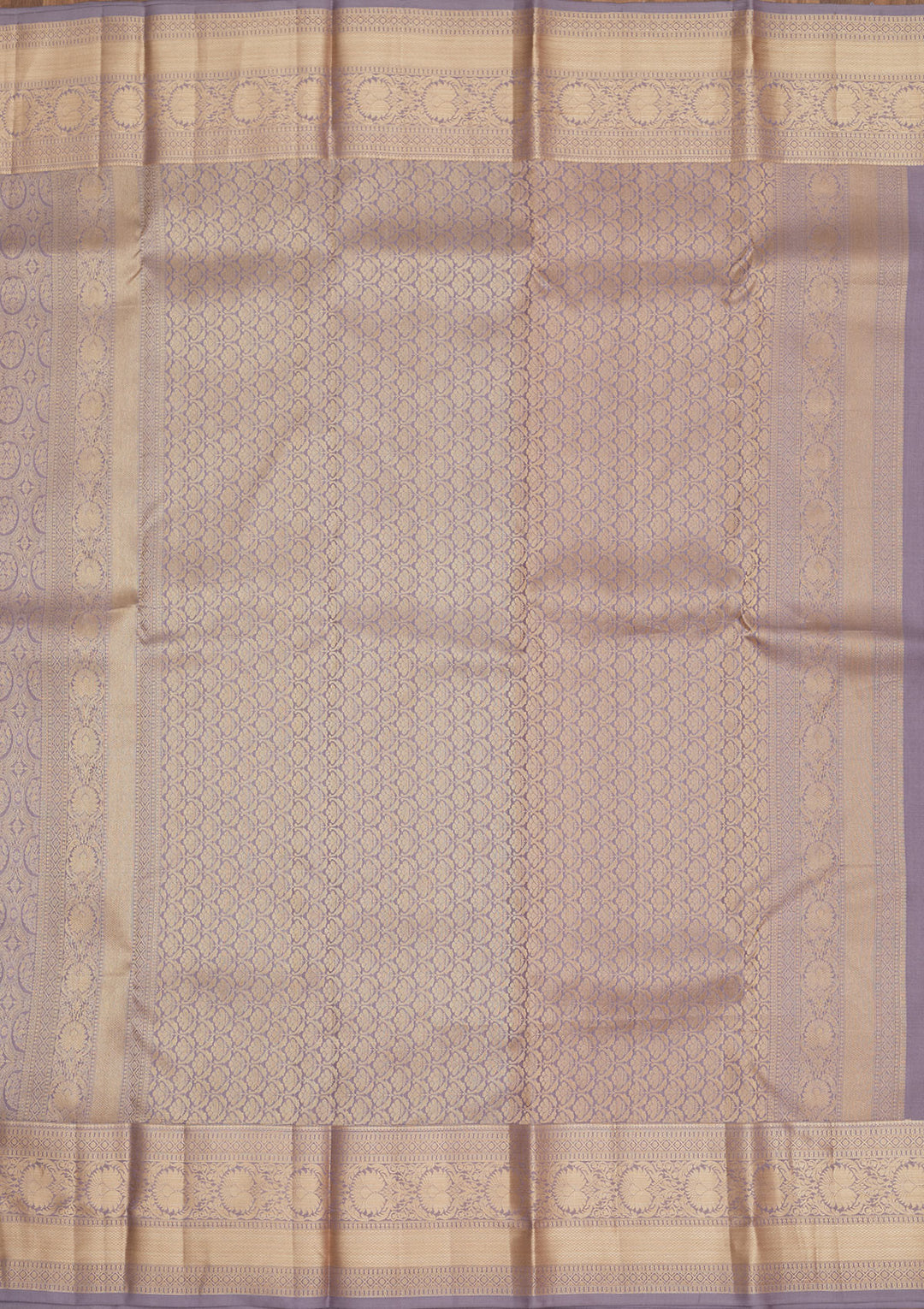 Grey Zariwork Pure Silk Saree