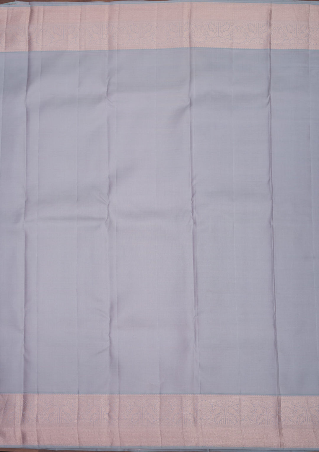 Grey Zariwork Pure Silk Saree