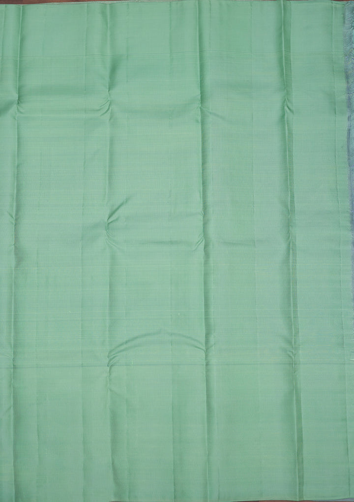 Grey Zariwork Pure Silk Saree