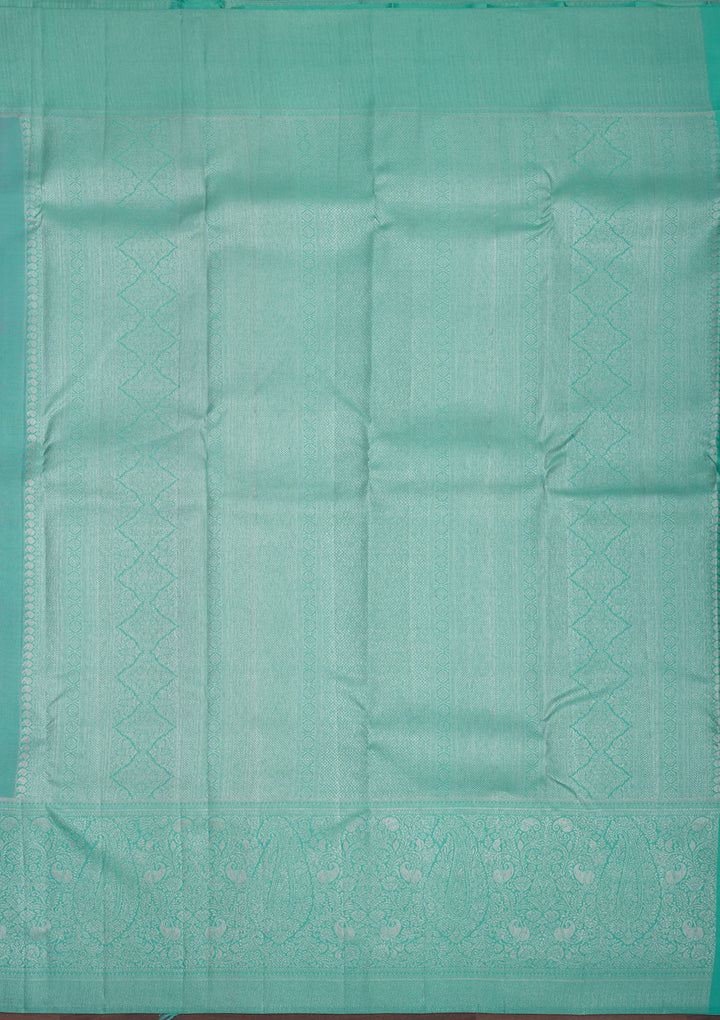 Grey Zariwork Pure Silk Saree
