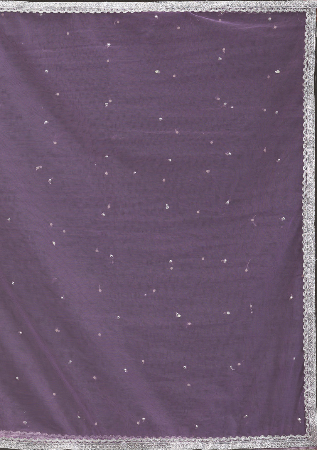 Lavender Glitter Net Gown