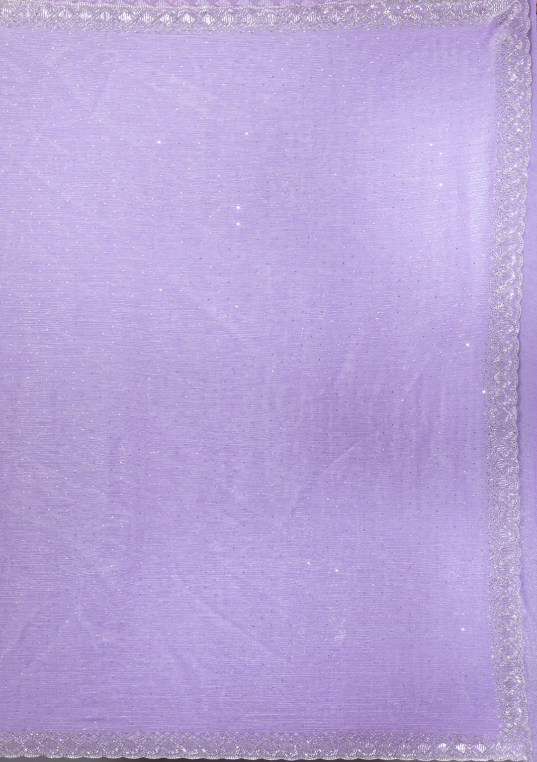 Lavender Stonework Chiffon Saree