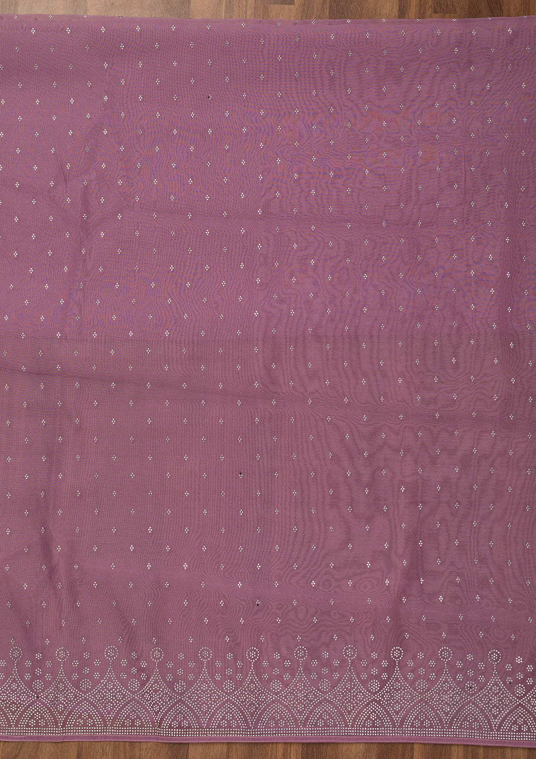 Lavender Stonework Tissue Unstitched Salwar Suit
