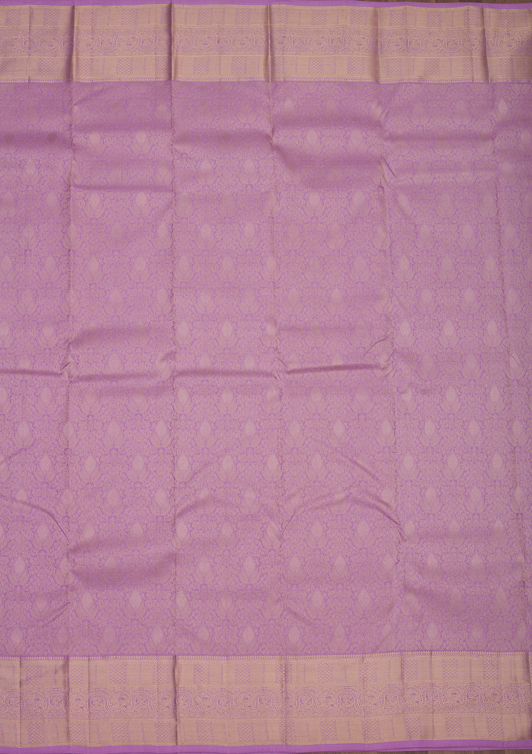 Lavender Zariwork Pure Silk Saree