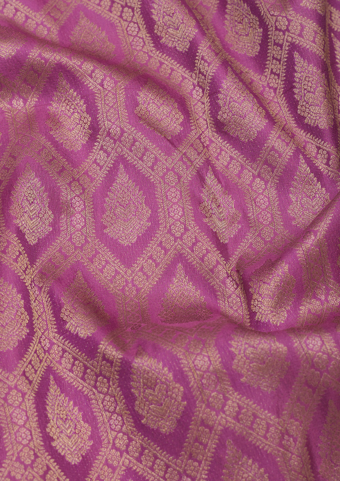 Lavender Zariwork Pure Silk Saree