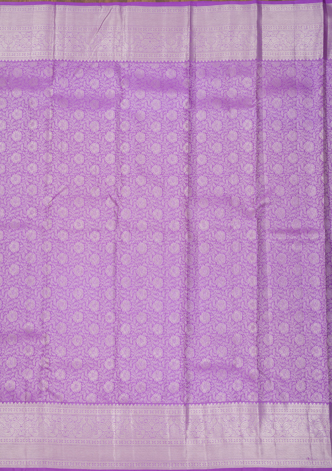 Lavender Zariwork Pure Silk Saree