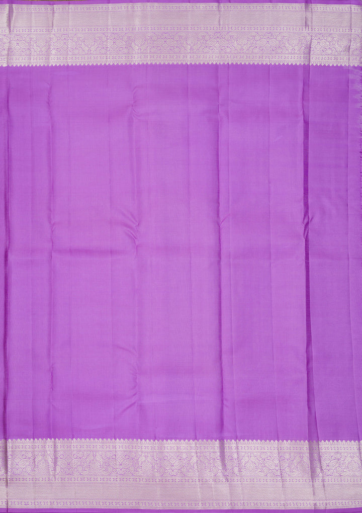Lavender Zariwork Pure Silk Saree