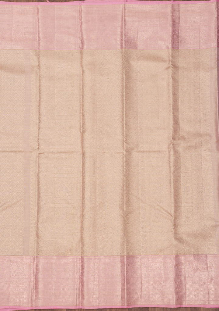 Lavender Zariwork Pure Silk Saree