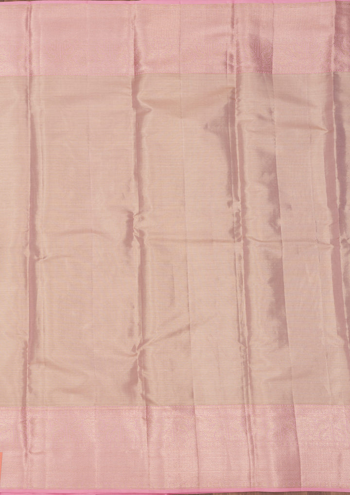 Lavender Zariwork Pure Silk Saree