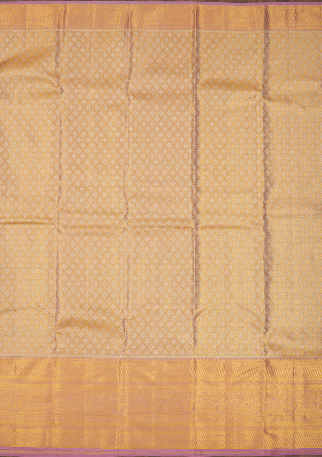 Lavender Zariwork Pure Silk Saree