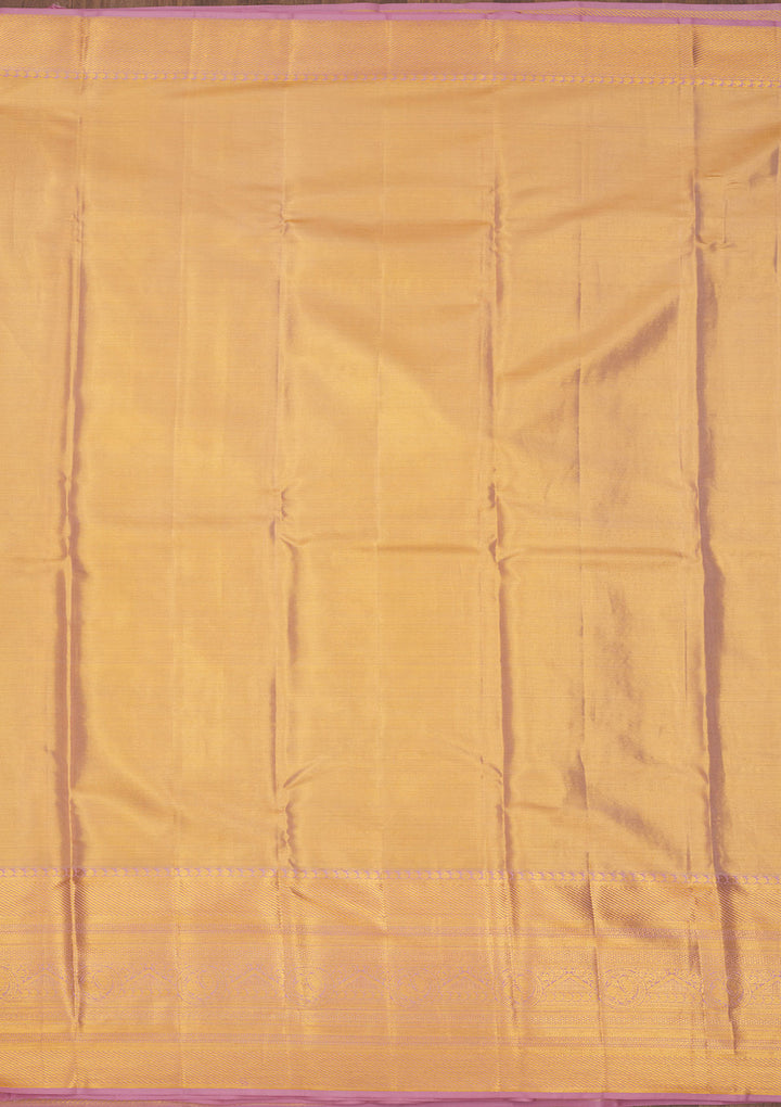 Lavender Zariwork Pure Silk Saree