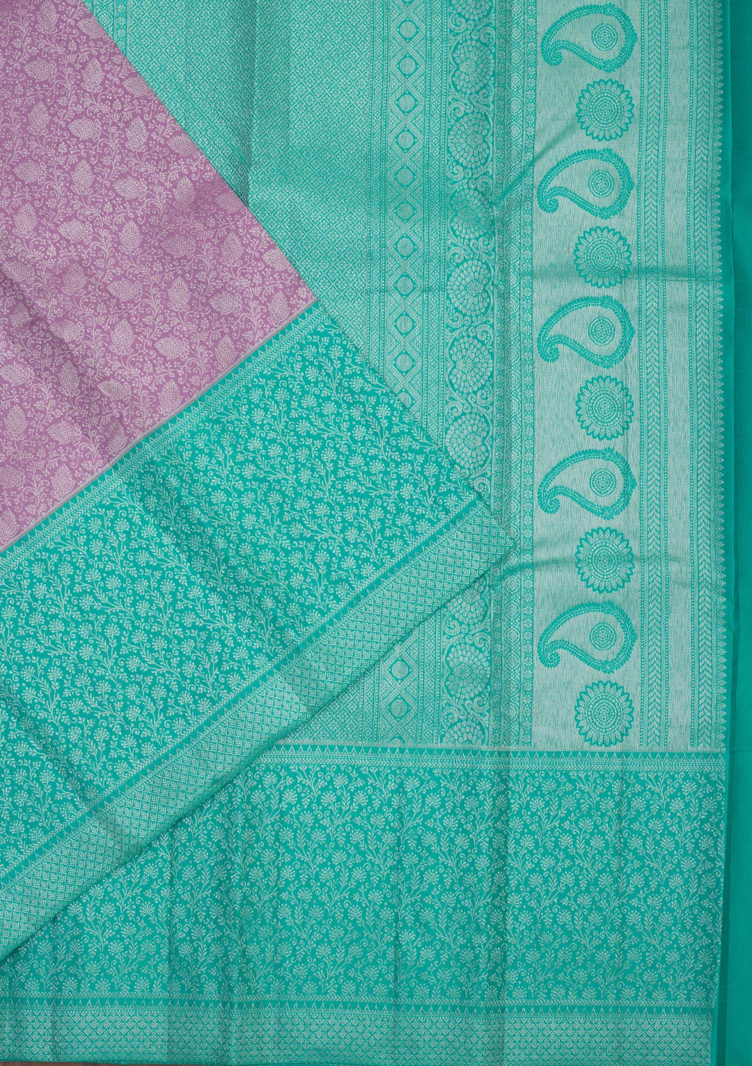 Lavender Zariwork Pure Silk Saree