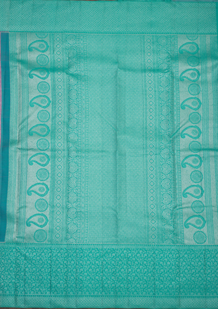 Lavender Zariwork Pure Silk Saree