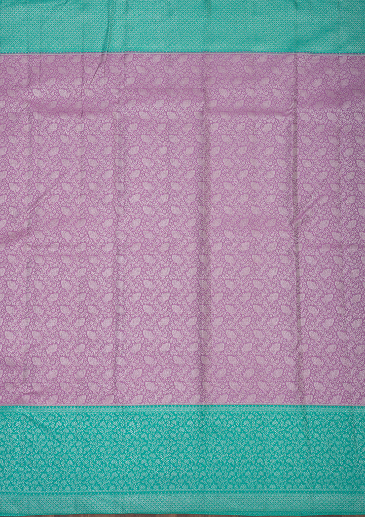 Lavender Zariwork Pure Silk Saree