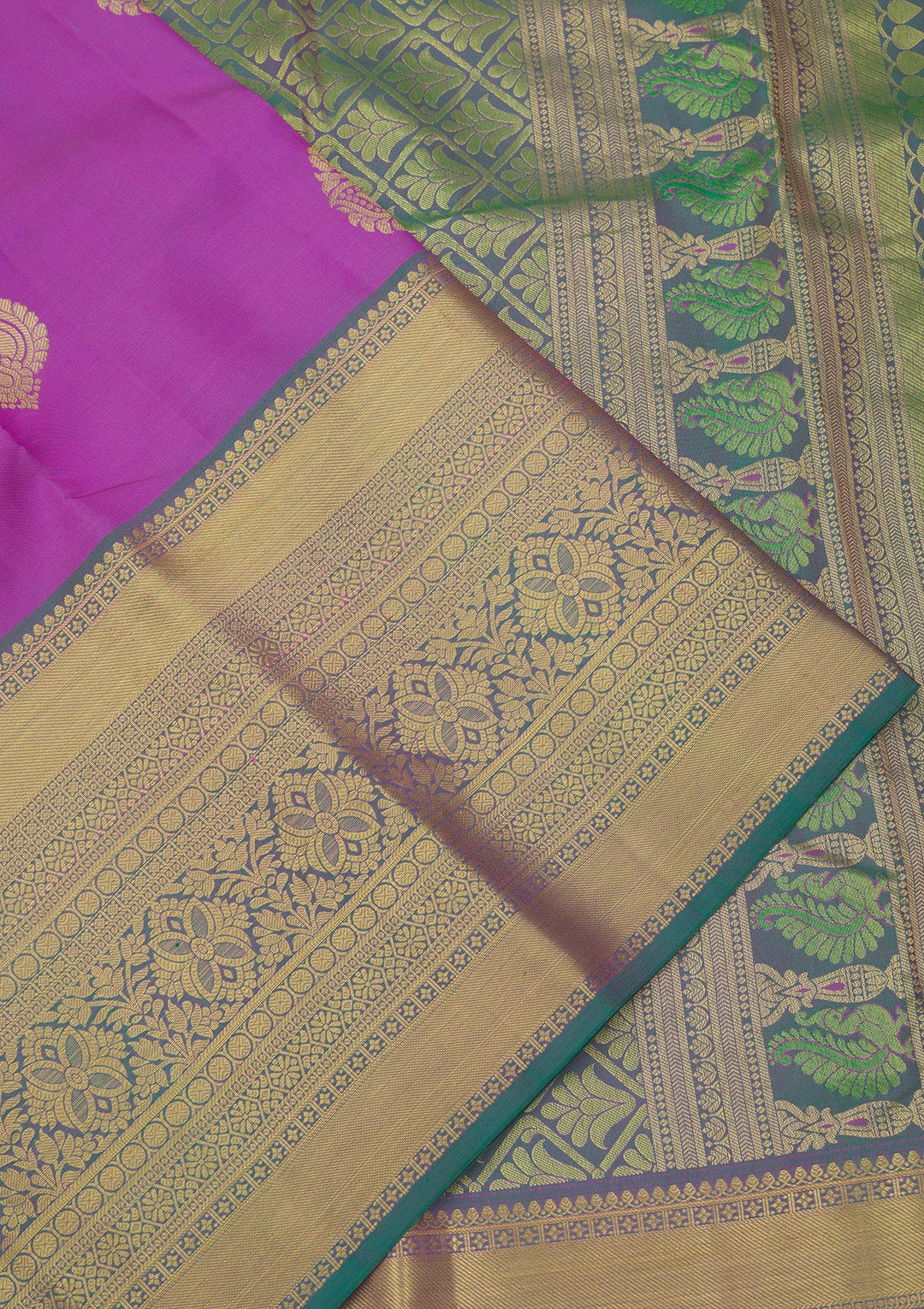 Lavender Zariwork Pure Silk Saree