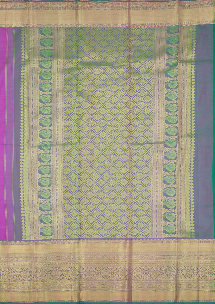Lavender Zariwork Pure Silk Saree