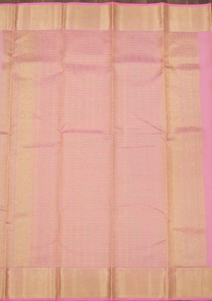Lavender Zariwork Pure Silk Saree