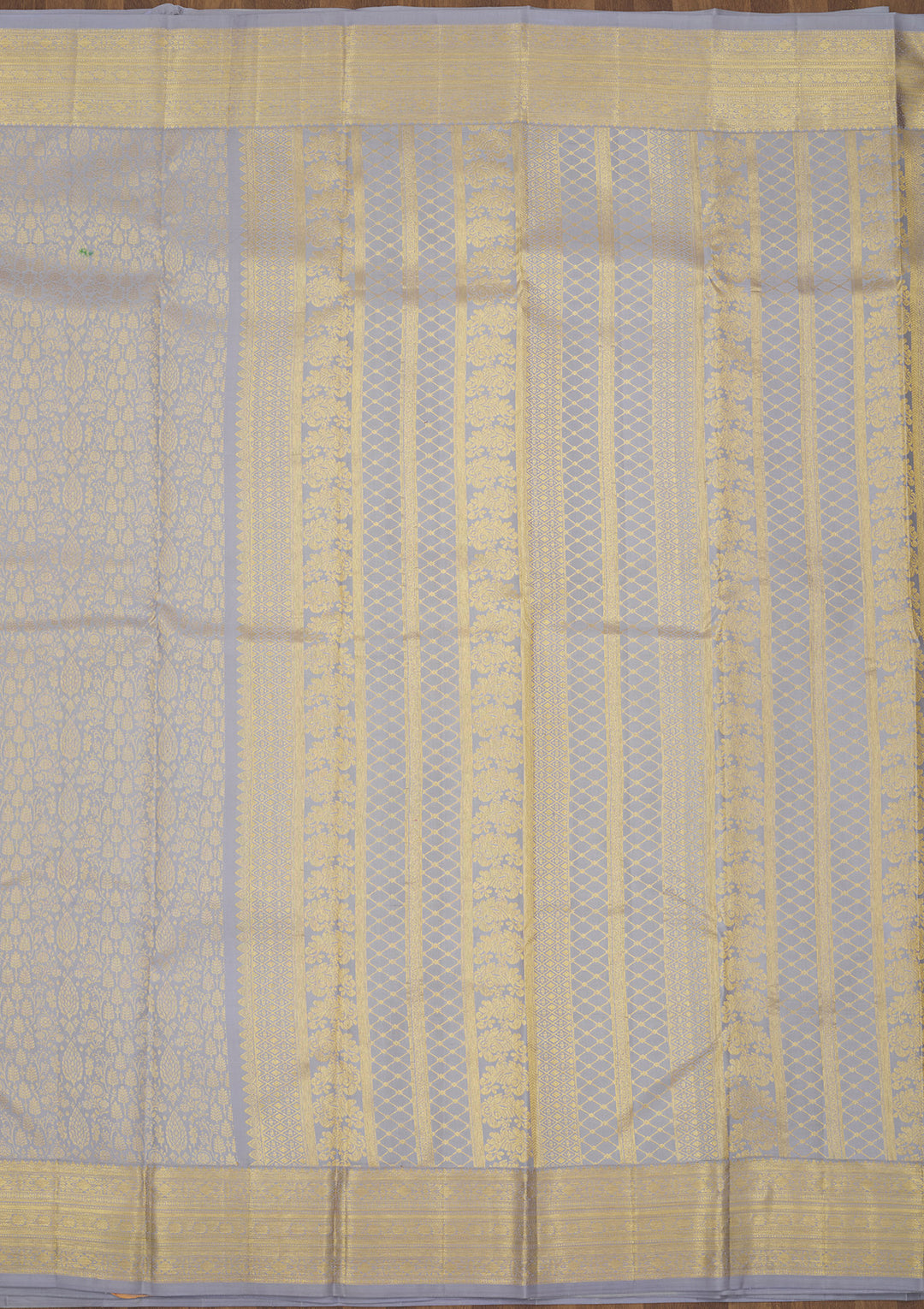Lavender Zariwork Pure Silk Saree